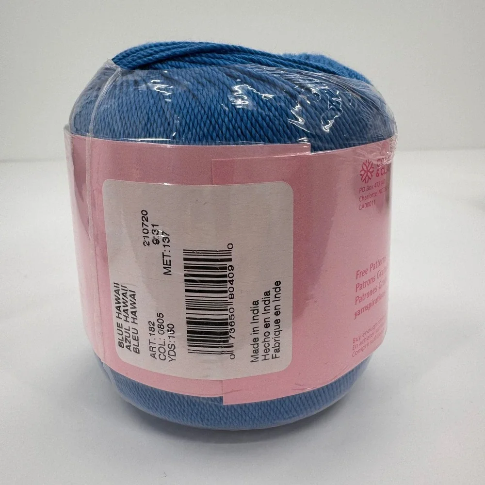 Aunt Lydia's Fashion 3 Crochet Thread Lot 7 Assorted Colors 100% Cotton 150 Yard - Picture 13 of 16